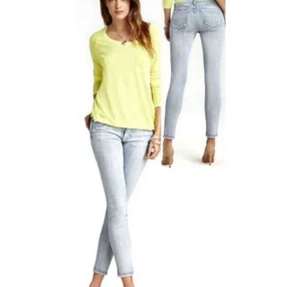 𝅺J Brand Skinny Leg Afterlife Light Blue Wash Jeans sz 26